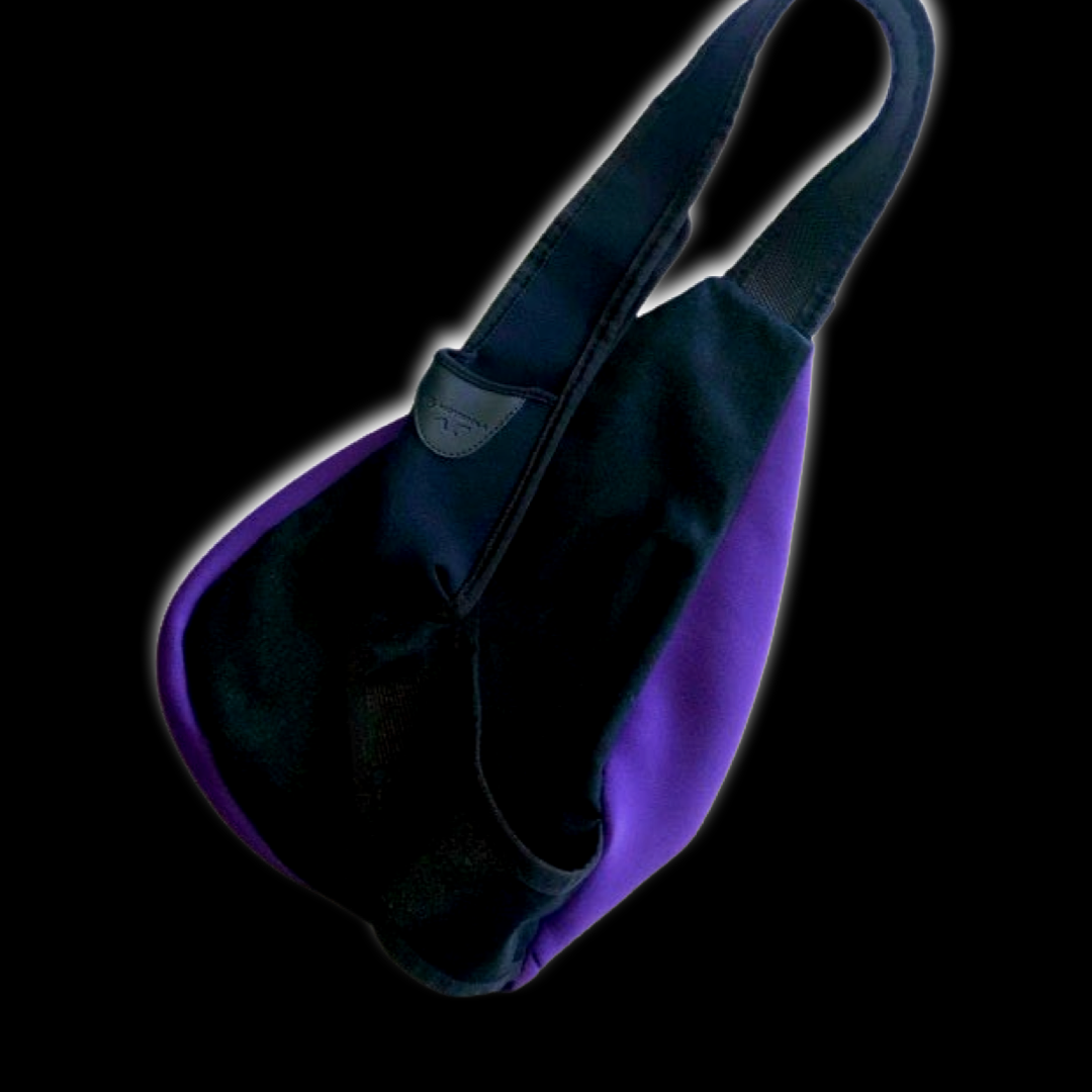 Vintage Body Glove Purple Swim Sport Crossbody Satchel Sling Bag