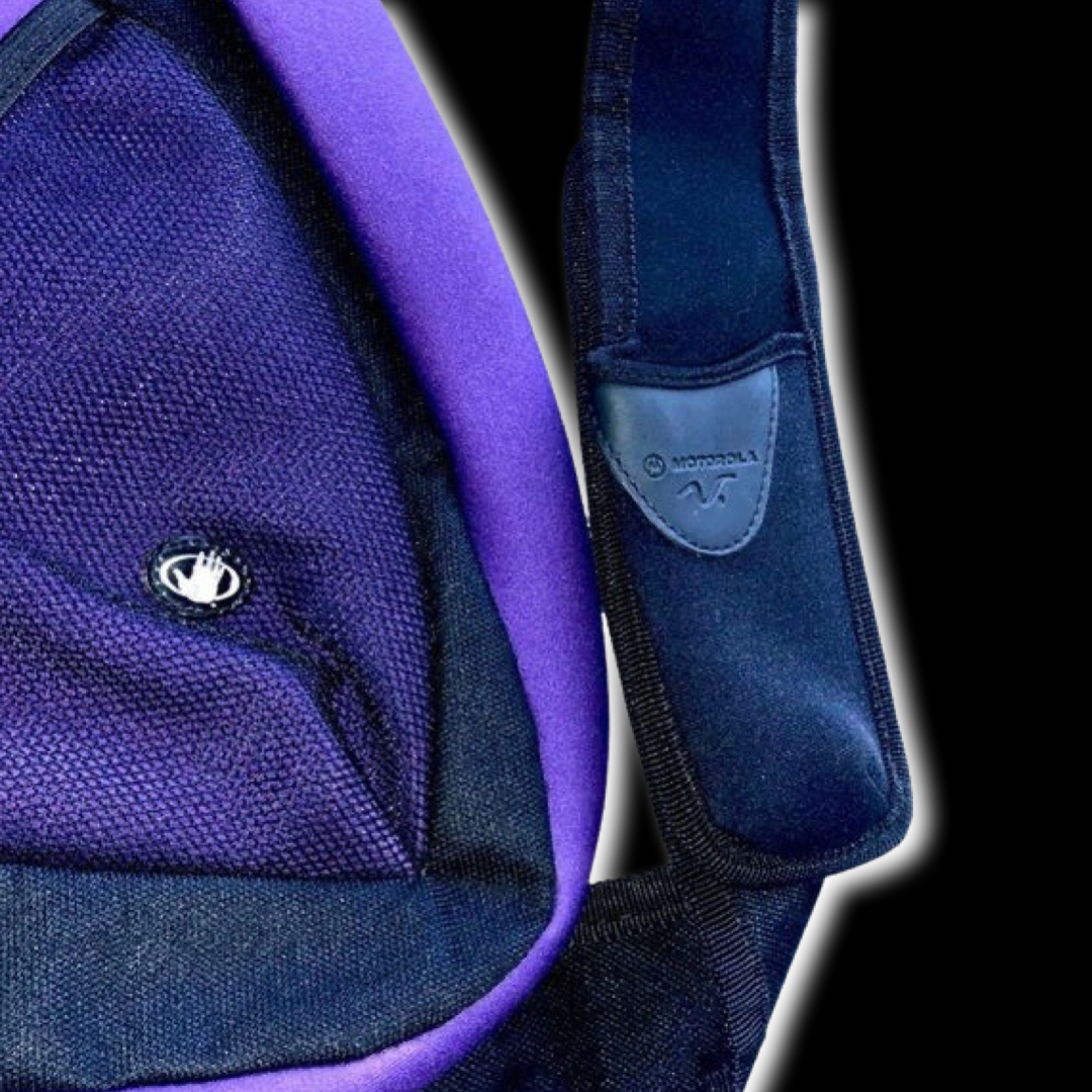 Vintage Body Glove Purple Swim Sport Crossbody Satchel Sling Bag