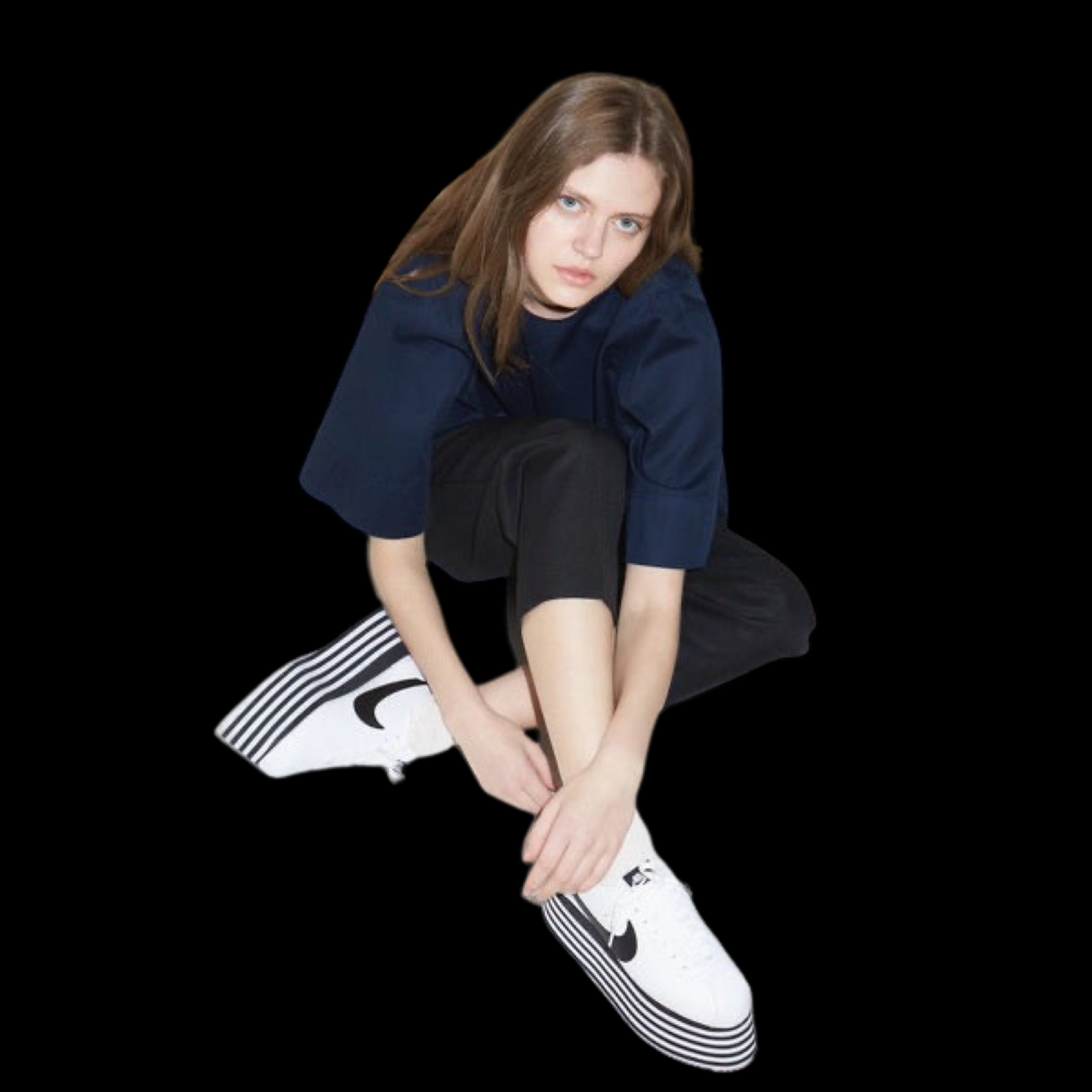 Comme des Garçons Cortez x Nike Runway Limited Edition Stacked Platform Sneakers