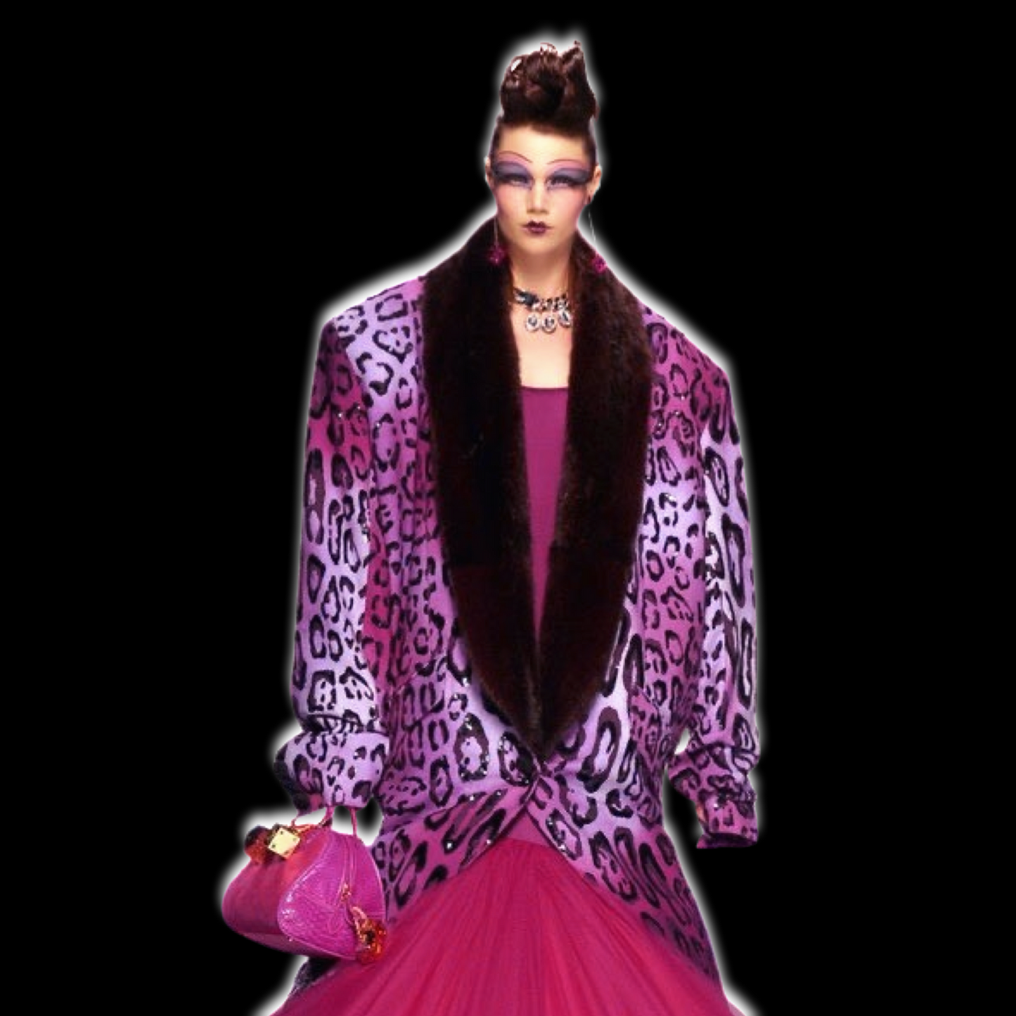 Vintage Christian Dior By John Galliano Crystal Embellished Silver Logo ID Runway Gambler Charm Bracelet