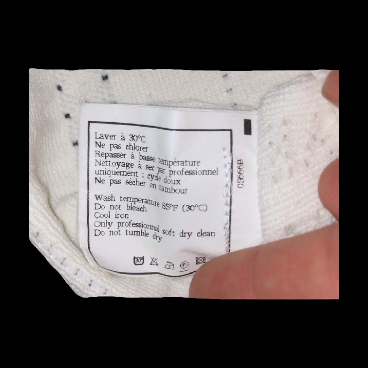 Vintage Chanel Y2K Spelled Out Logo Monogram Knit Short Sleeve Top