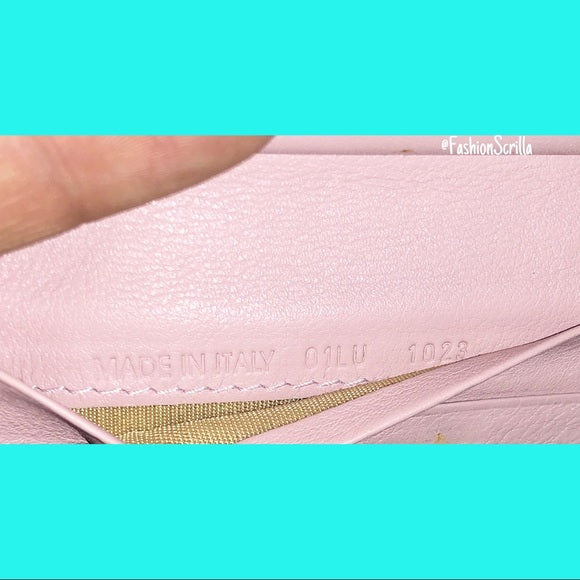 Dior By John Galliano Vintage Girly Pink Monogram Logo Wallet