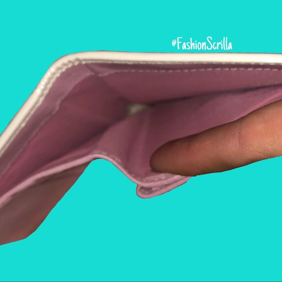 Dior By John Galliano Vintage Girly Pink Monogram Logo Wallet