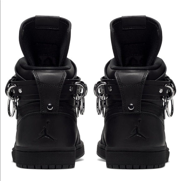 Comme Des Garçons Homme Plus Black Leather Nike Air Jordan 1 Limited Edition Men’s Sneakers