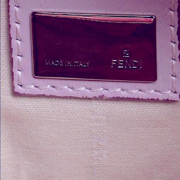 Vintage Fendi Limited Edition Pink Zucchino Sequin Mini Forever Bag