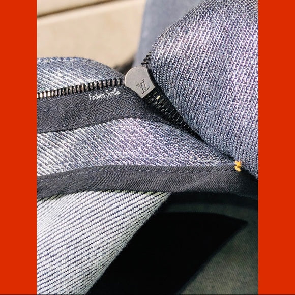 Vintage Louis Vuitton Chromatic Denim Logo jeans by GHESQUIÈRE