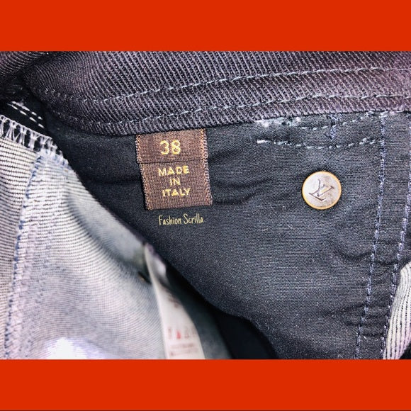 Vintage Louis Vuitton Chromatic Denim Logo jeans by GHESQUIÈRE