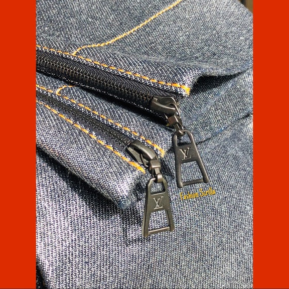 Vintage Louis Vuitton Chromatic Denim Logo jeans by GHESQUIÈRE