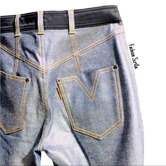 Vintage Louis Vuitton Chromatic Denim Logo jeans by GHESQUIÈRE