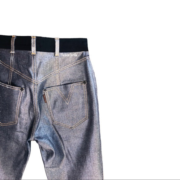 Vintage Louis Vuitton Chromatic Denim Logo jeans by GHESQUIÈRE