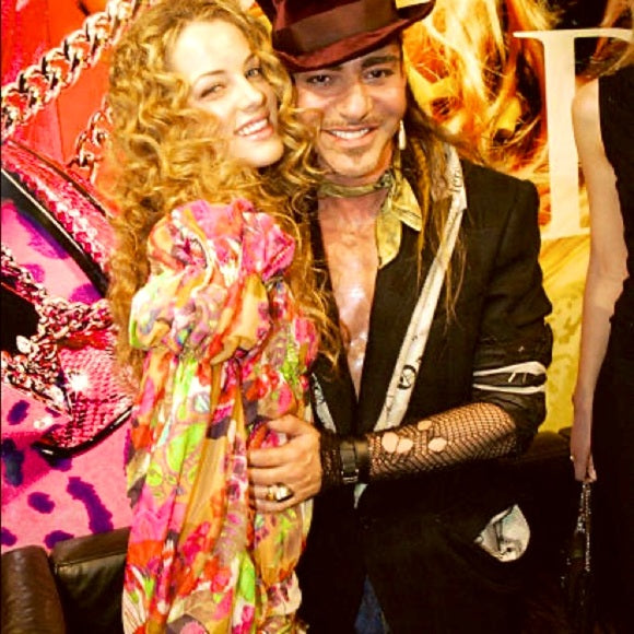 Vintage Dior By John Galliano Limited Edition Hawaiian Release Pink Purple Hawaii floral with Dice Charms Bikini Halter Top