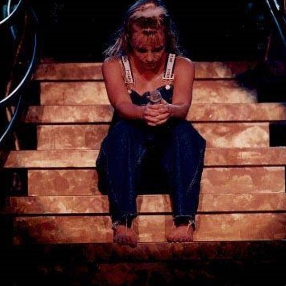 Vintage Tommy Hilfiger Embroidered Spelled Out Logo Patch Oversized Men’s Khaki Tan Denim Overall Jump Suit