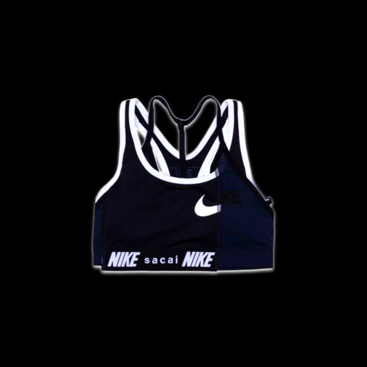 Nike x Sacai x Hybrid bra x (Black/Dark Obsidian)