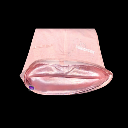 Vintage Christian Dior By John Galliano D’Trick Collection Pink Monogram Embroidered Logo Dress