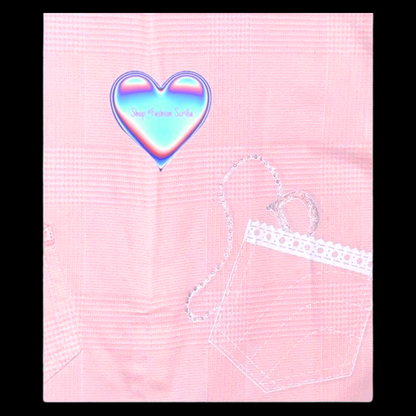 Vintage Christian Dior By John Galliano D’Trick Collection Pink Monogram Embroidered Logo Dress