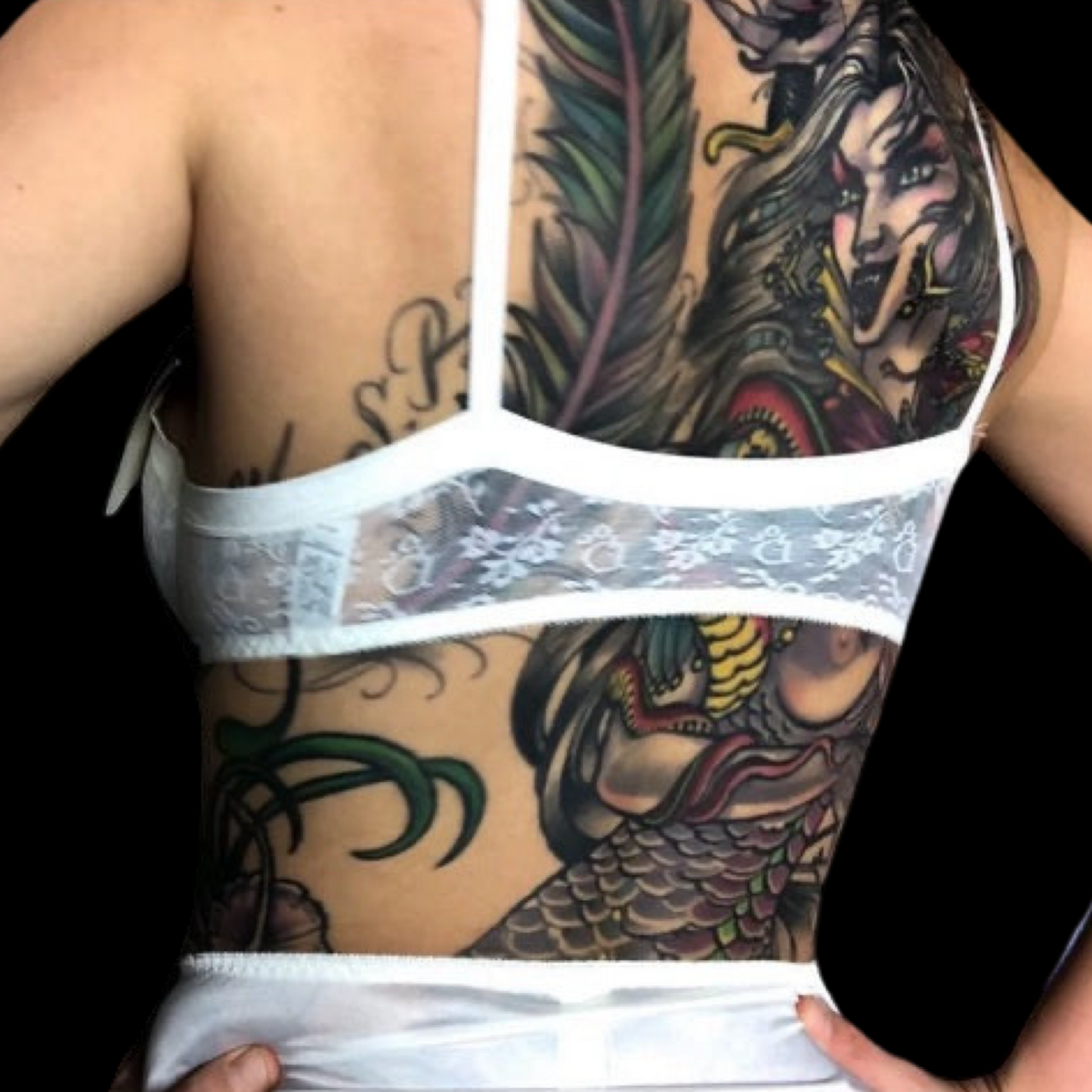 Vintage Christian Dior Vintage White Monogram Floral Logo Sheer Lace Bra Lingerie